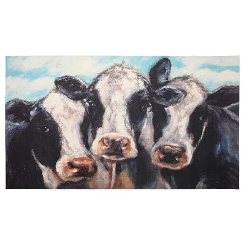 Primitives-by-Kathy-Three-Cows-Decorative-Doormat Primitives by Kathy Three Cows Decorative Doormat