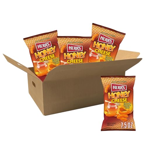 Herr's Honey Cheese Curls, 2.75 Ounce (Pack of 3)