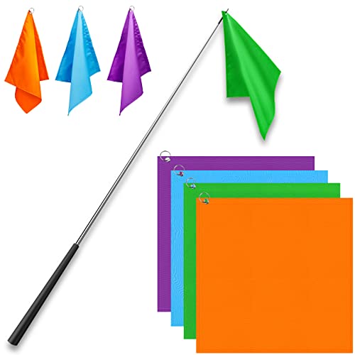 Equestrian Training Flag 4 Pieces Equestrian Training Equipment Nylon Flag