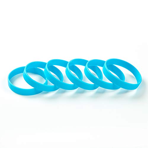 Image of Wholesale Blank Color Silicone Bracelets Silicone Wristbands Rubber bracelets for Party Favors,Events,Sports,Funny,Classroom playing,Training,Office Uses and for Teens,Men & Womens