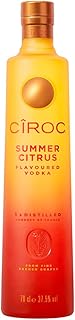 Ciroc Summer Citrus Flavoured Vodka | 37.5% vol | 70cl | Ultra Premium Luxury Vodka | Infused with Flavours of Juicy Blood Orange & Zesty Lime | Recommended for a Mixed Drink or Cocktails