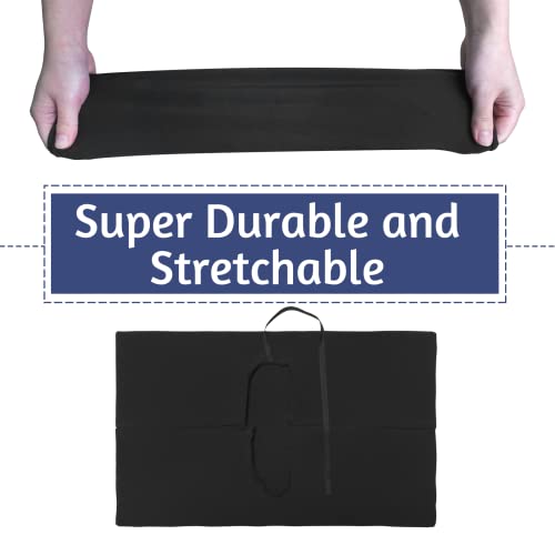 KICNIC Black Book Covers 7 Pack, 6"x9" Stretchable Book Sox Suitable for Most Hardcover Books, Up to 8.5”X9.5”, Washable and Reusable Protective Cover for Textbooks 3 411QHa5eH9L