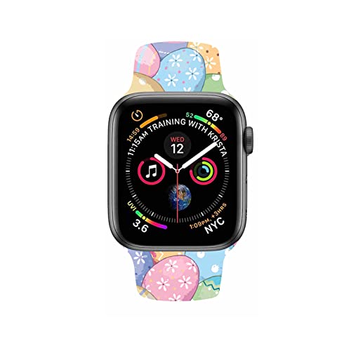 Easter-Theme-Bunny-Rabbit-Eggs-Pattern-Bands-Compatible-with-Apple-Watch-38mm-40mm-41mm-42mm-44mm-45mm-49mm-Soft-Silicone-Sports-Wristband-Strap-for-iWatch-SE-Series-87654321