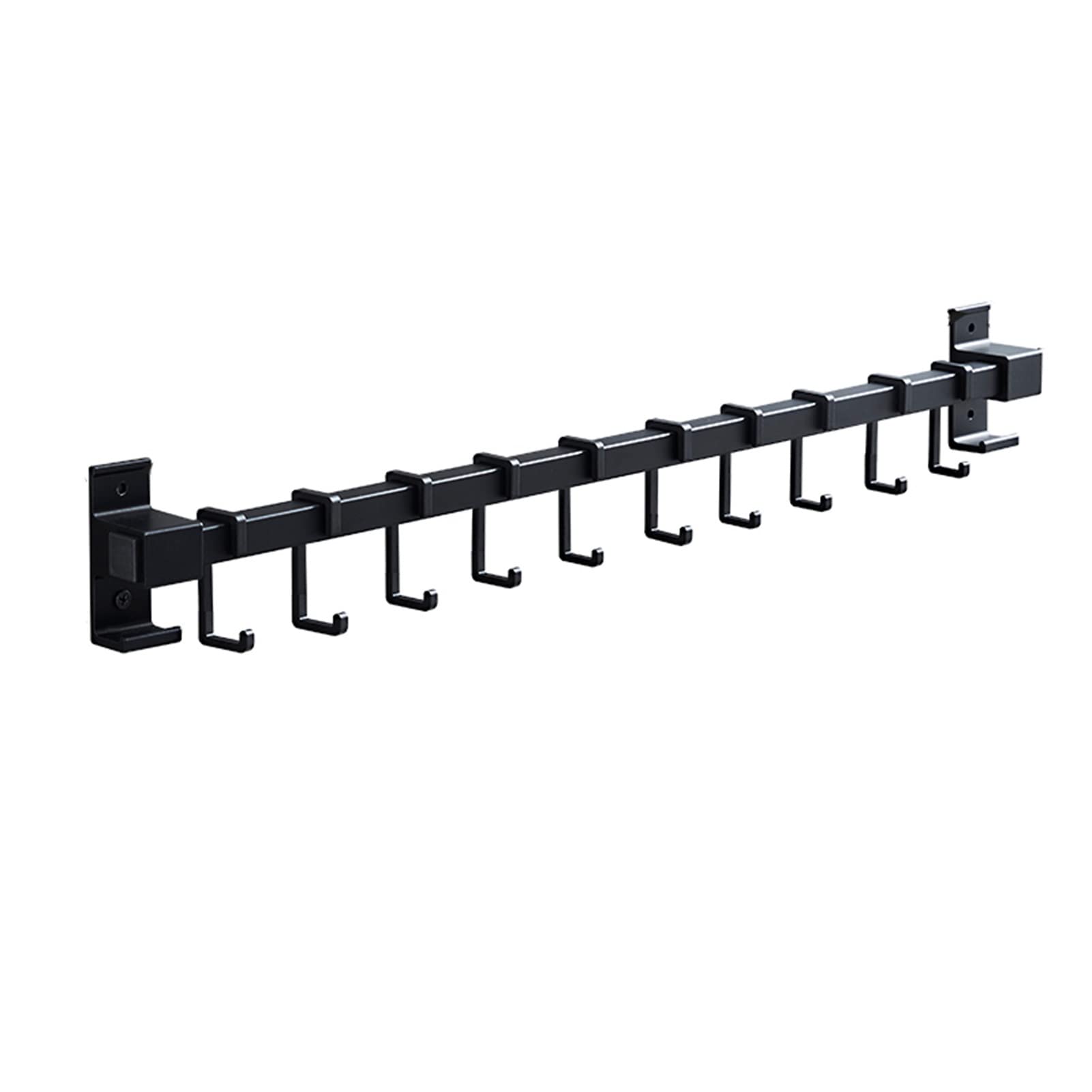Hängendes Topfregal, hängende Pfannenschiene mit Haken, Küchenständer im Industriestil, Organisationsstange for Kochgeschirr, for Pfannenwender, Messbecher (Size : 100 * 8 * 2cm)
