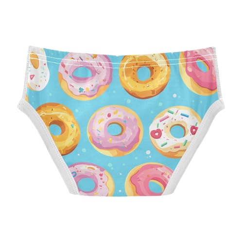 KLL Donuts Background Toddler Boys' Pure Cotton Underwear Briefs Breathable Undies2