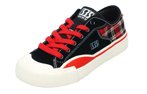 Skateboard Shoes for Men Leather Low Top Pro Skateboarding Training Casual Sneakers