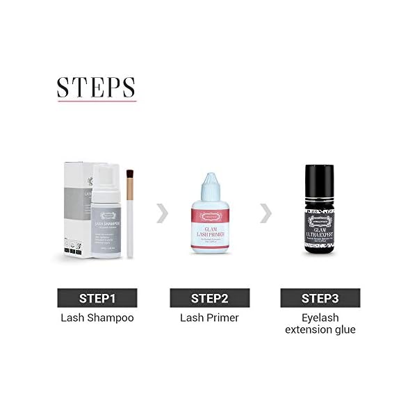 MYBEAUTYEYES-Eyelash-Extension-Glam-Lash-Primer-15-mlPre-Treatment-for-Semi-Permanent-EyelashEasily-Removes-Proteins-and-OilsOil-FreeLonger-Extension-Retention-Transparent Eyelash Extension Glam Lash Primer 15 ml/Pre-Treatment for Semi Permanent Eyelash/Easily Removes Proteins and Oils/Oil Free/Longer Extension Retention (Transparent)