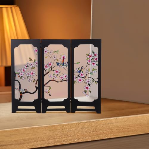 Mini paravent de table acrylique pour masquer le désordre et décorer un bureau - 8