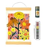 Design adapté aux débutants : idéal pour les débutants, le motif floral pré-numéroté garantit une expérience de peinture amusante et frustrée.