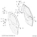 Polaris Door Hinge Hardware Service Kit, Genuine OEM Part 2207708, Qty 1
