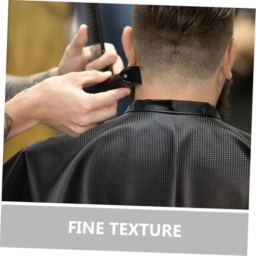 Capa negra impermeable para teñir cabello 2 pzas adultos miniatura 3