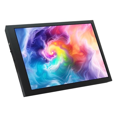 Image of 8 Inch Portable Mini Monitor 1280x800 IPS Display | Supports Mini H /D USB-C Video Input Plug & Play Image Rotaition Mirror Display Tempered Glass Protection