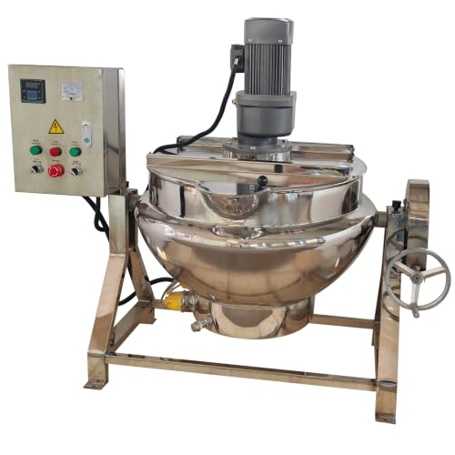 INTBUYING 220V 1.1KW Electric Jacketed Kettle 26.5Gal