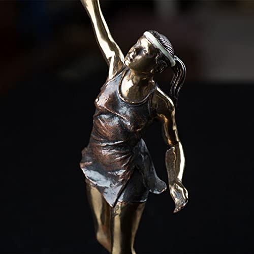 Vizuri Decorative Bronze Statuette Tennis Player #TOP2