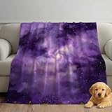 Genérico Regalos Sorpresa y Divertidos - Manta con Estampado para Padre Madre Seres Queridos y Familiares - Púrpura Real Fantasía Manta Sofa Polars Termica Suave 150 x 200 cm