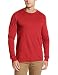 Soffe Men's Pro Weight Long Sleeve Tee Red X-Large