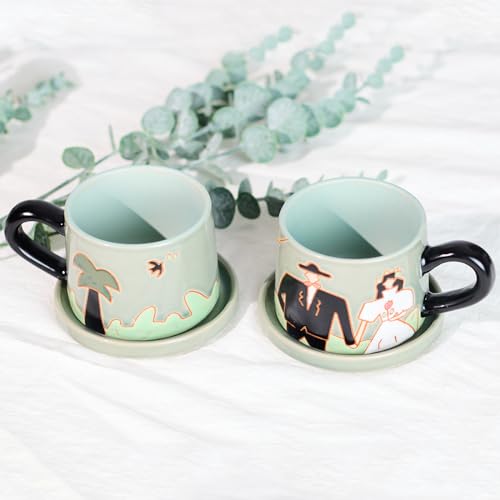 Couplecoffeemugsetengagementgiftweddinggiftsforbrideandgroomweddinggiftsforcouplebridalshowergiftshandmadeceramiccoffeemugssetsof2 Urban Country Home Decor Couple coffee mug set engagement gift wedding gifts for bride and groom wedding gifts for couple bridal shower gifts handmade ceramic coffee mugs sets of 2 urban country home decor