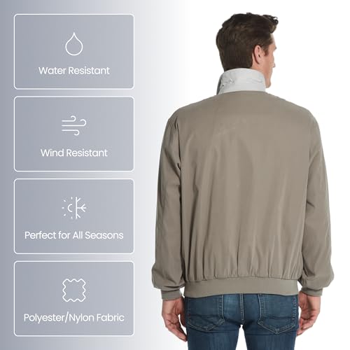 Image of Weatherproof Men's Golf Jacket - Lightweight Windbreaker, Water-Resistant Microfiber Shell, Perfect for Golf & Casual Wear