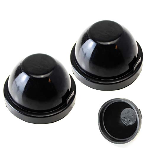 iJDMTOY (2) 95mm Rubber Housing Seal Caps Compatible With Headlight Install Xenon Headlight Kit, Aftermarket Headlamp or Retrofit