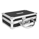 Vaultz Medicine Safe Case w/Combination Lock - Pack of 1 Cases, 8.35 x 5 x 2.5' - Black