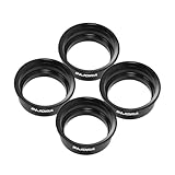 INJORA 4-teilige Aluminium-Radfelgen für 1.0" ModuWheel (Schwarz)