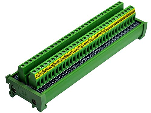 30 Position 24Amp-400V Screw Terminal Block Distribution Module (DIN Rail Mount)
