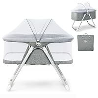Algopix Similar Product 13 - BABY JOY Rocking Bassinet 2 in 1