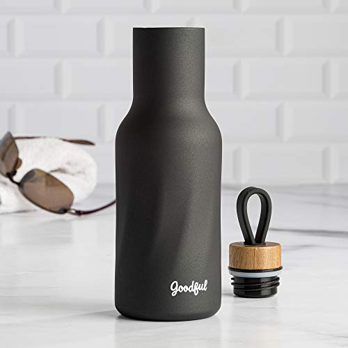 Vacuum-Sealed Stainless Steel Thermal Insulated Water Bottle, Gray #TOP6
