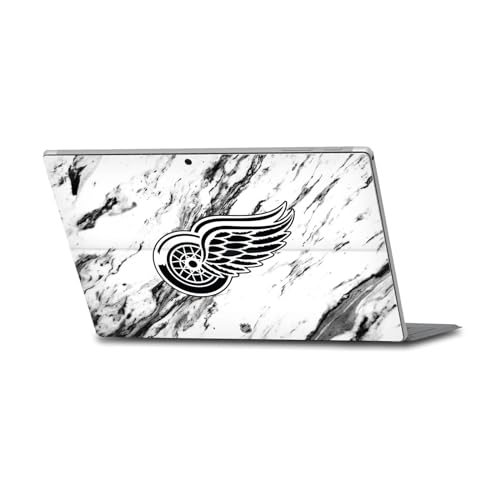Head Case Designs Officially Licensed NHL Marble Detroit Red Wings Vinyl Sticker Skin Decal Cover Compatible with Microsoft Surface Pro 4/5/6
