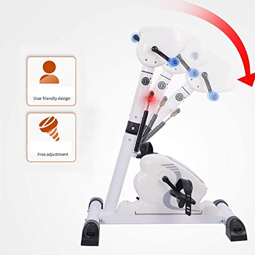 Image of Electric Exercise Bike,Fitness Motorized Mini Bicycle Pedal Exerciser Arm and Leg Pedal Exercise Bike with armrest and LCD Display,