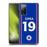 Head Case Designs Officially Licensed Rangers FC Mohamed Diomande 2023/24 Players Home Kit Hard Back Case Compatible with Samsung Galaxy S20 FE / 5G