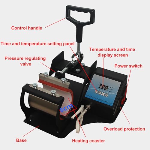 Sublimadora térmica para transferencia en taza pequeña miniatura 2
