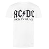 AC/DC Men's Back in Black T Shirt, White, XXL UK #1