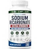 Sodium Bicarbonate Capsules Extra Strength 1300mg Organic Use No Junk. 1 Sodium Bicarbonate Capsule is 1300mg. Pure Sodium Bicarb Tablet