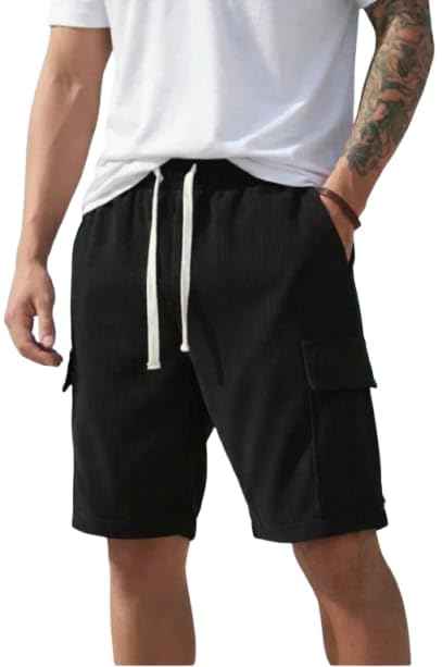 Vanits Men's Cargo Shorts with Drawstring Waist Pack of 1-picture-31