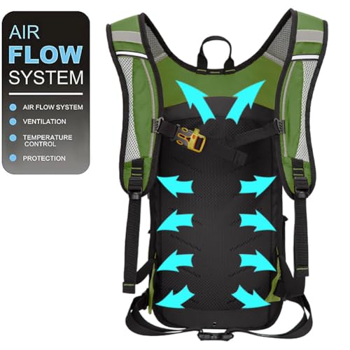 LOCAL LION Cycling Backpack, Small Hiking Backpack, Waterproof Bike Biking Backpacks - Lightweight for Skiing Running 18/25L2