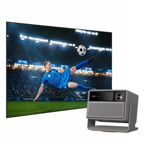 XGIMI Horizon 20 MAX Proyector Láser Triple RGB 4K con Pantalla de Marco Fijo de 100', 5700 Lúmenes ISO, Google TV con Netflix Oficial, Zoom Óptico, Lens Shift, IMAX Enhanced, Contraste 20.000:1
