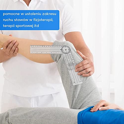 4 piezas goniómetro para fisioterapia rotación 360 grados miniatura 6