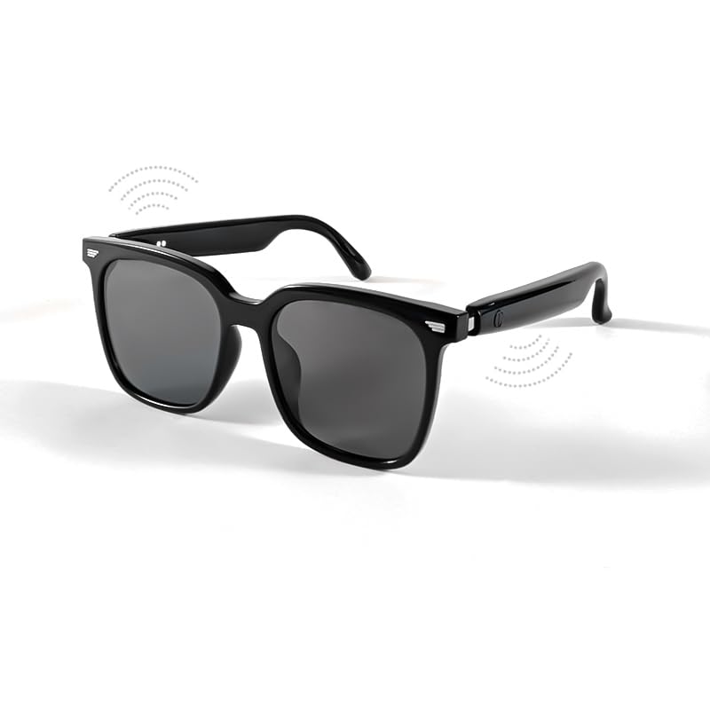 OYEALEX Smart Glasses with Bluetooth Speaker Open Ear Smart Audio Glasses Outdoor Smart Glasses for Men Women