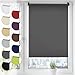 Produktbild Verdunkelungsrollo Klemmfix ohne Bohren 85cm x 130cm Grau Verdunklungsrollo Fensterrollo Rollo Seitenzugrollo Klemmrollo für Fenster & Tür
