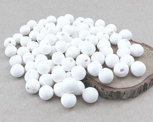 SPUNNYS Lot de 100 boules en ouate de cellulose ø 12 mm