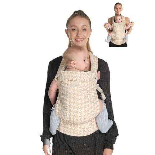 GROWNSY Baby Carrier Newborn to Toddler, Ergonomic Baby Toddler Carrier Wraps with Head Support, Easy to Wear, Infant Carrier Baby Gift, Travel and Hi