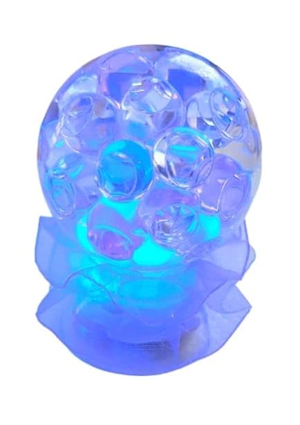 JN Supplier LED Disco Ball Light, Blue Crystal Effect Paper Weight, Party Mood Lamp with Stand-image-11
