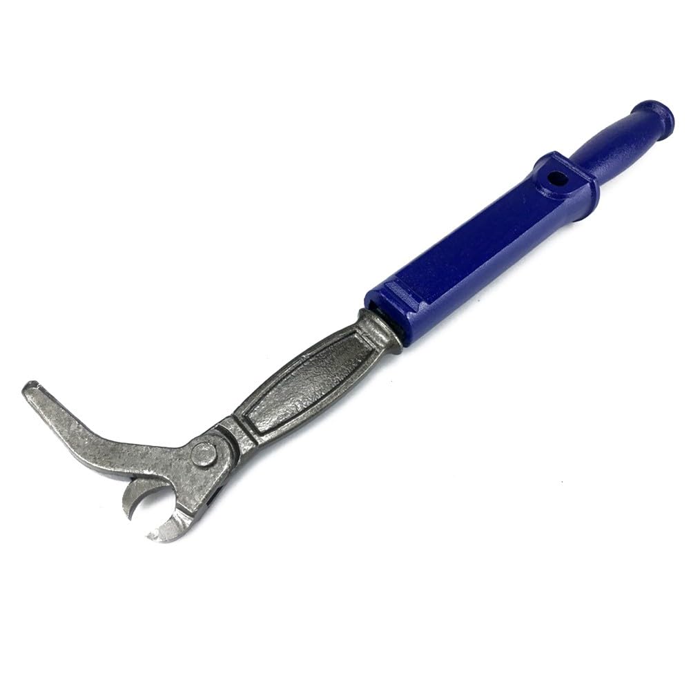 Extracteur d'ongles, extracteur d'agrafes, pince à joint coulissant, outil en acier au carbone pour ongles enfoncés profonds, réglable de 460 à 550 mm, bleu