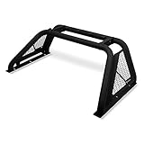 Armordillo CRB Roll Bar Chase Rack For 3/4 Ton & 1 Ton Pickup Trucks|LED Light Mounts|Compatible 09-18 Dodge Ram 1500|06-24 Ram 2500/3500|19-24 Silverado/Sierra 2500 3500|CR-B 8711002 - Textured Black