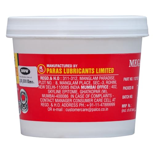 Image of PALCO Megalife Lithium Grease 500g, NLGI 3, Multipurpose Grease
