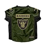 Littlearth NFL Big Dog Valor Pet Stretch Jersey Las Vegas Raiders