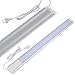 Edaygo LED Unterbauleuchte Lichtleiste Küchenleuchte Werkstattleuchte, Warmweiß, 11 W, 100-240 V, mit Netzstecker, 140 cm Kabel, Schalterbetrieb, 60 x 4,9 x 1,2 cm
