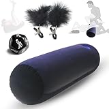 FLYSL Aufblasbares Sex Kissen Set,Sex Kissen für die Frau,Lendenkissen für Erwachsene Erotik Kissen Sexspielzeug,G Spot Position Kissen Multifunktionales,Schlafzimmer Sexmöbel für Paare (Marineblau)