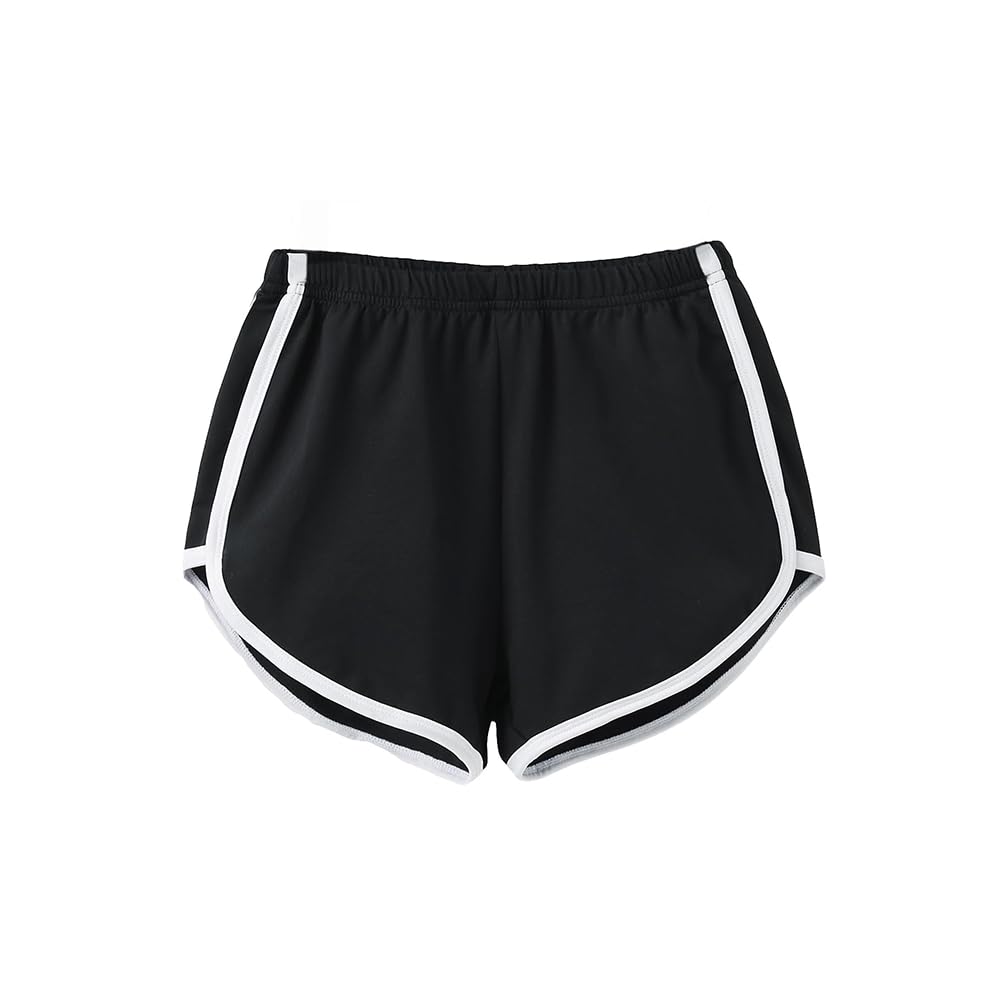 Womens Running Athletic Shorts, Dolphin Booty Active Gym Sports Shorts for Yoga Lounge Running